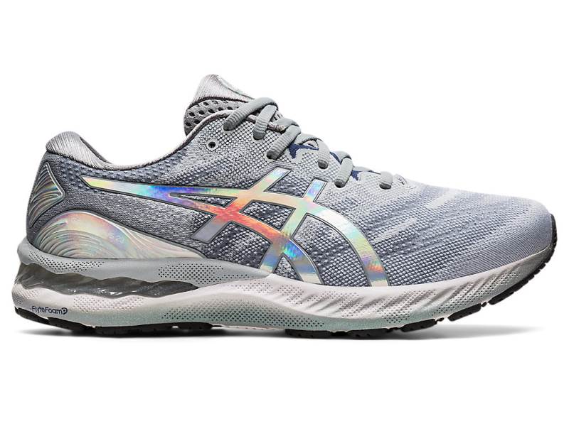 Pánské Běžecké Boty Asics GEL-NIMBUS 23 Šedé 63472ASDQ